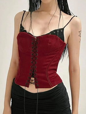 Baddie Layered Corset Top