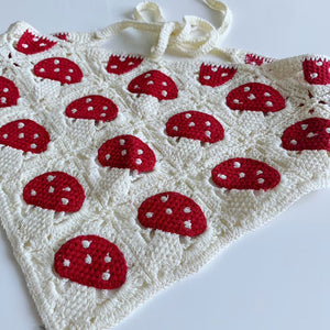 Mushroom Crochet Hair Scarf π