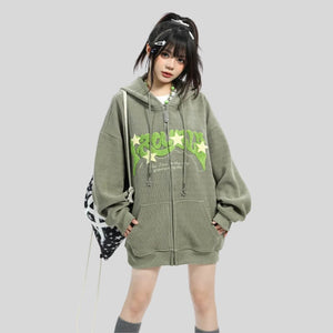Y2K Oversized Graphic Hoodie