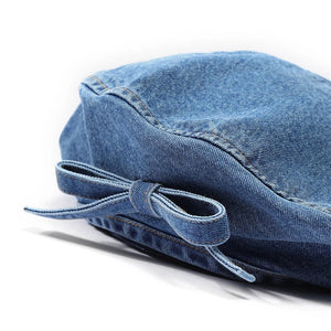 French Girl Denim Beret Hat