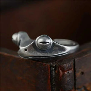 Goblincore Frog Ring