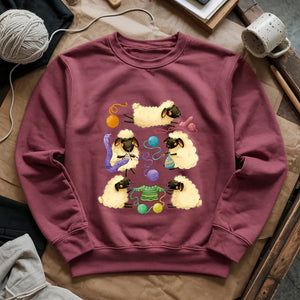 Sheep Knitter Sweatshirt