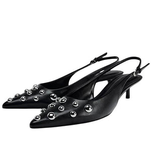Rebel Muse Stud Slingback Heels