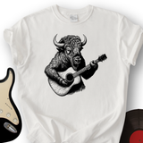 Bison Playing Guitar T-Shirt