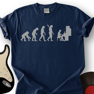 Evolution with Piano T-Shirt