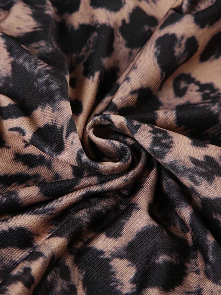 Baddie Leopard Mini Dress