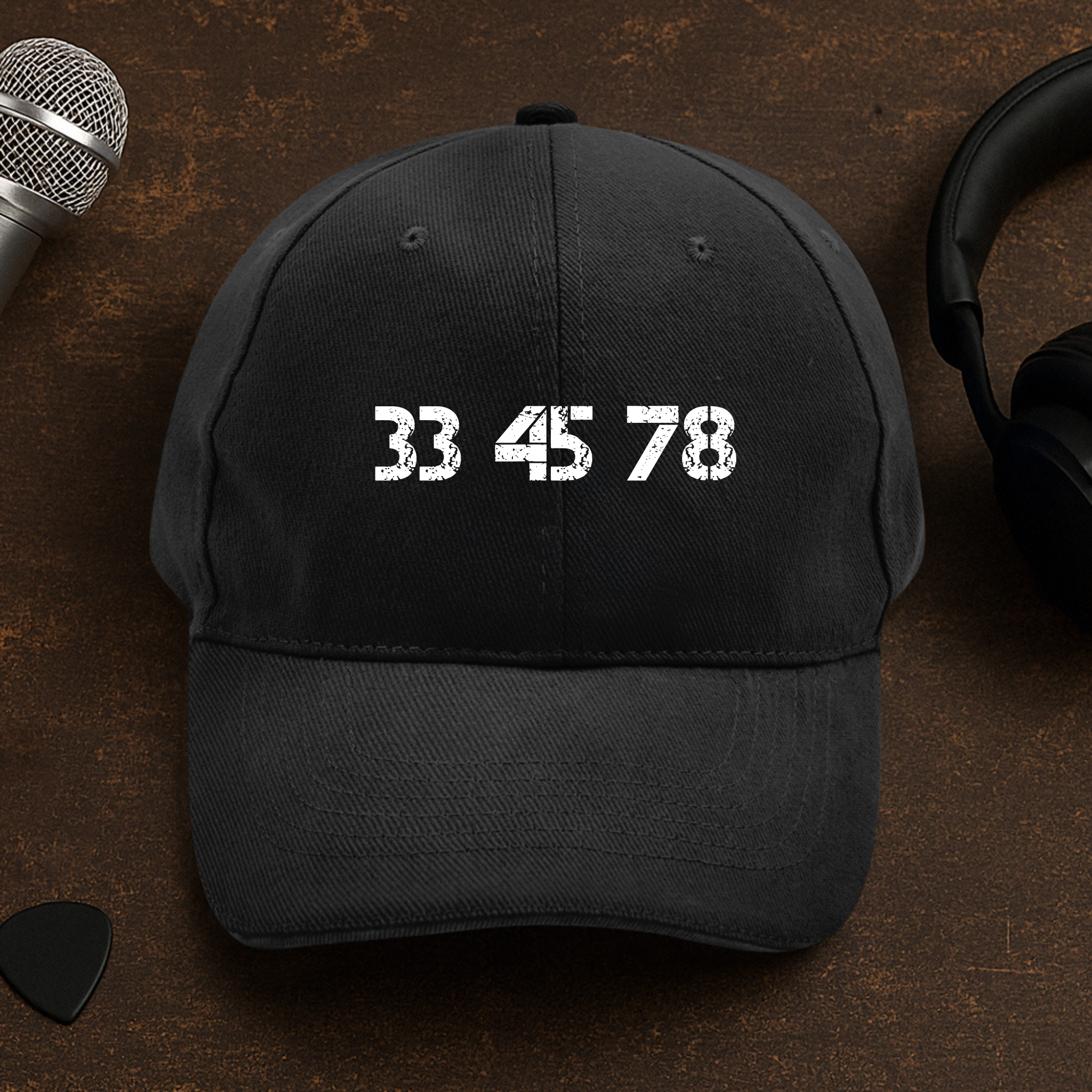 33-45-78 RPM Turntable Cap