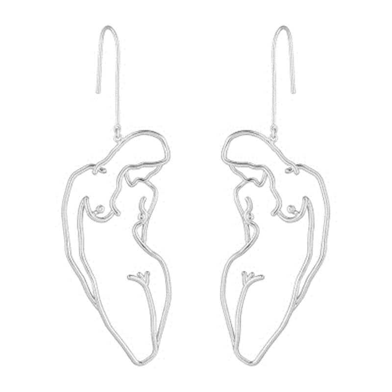 Body Outline Earrings