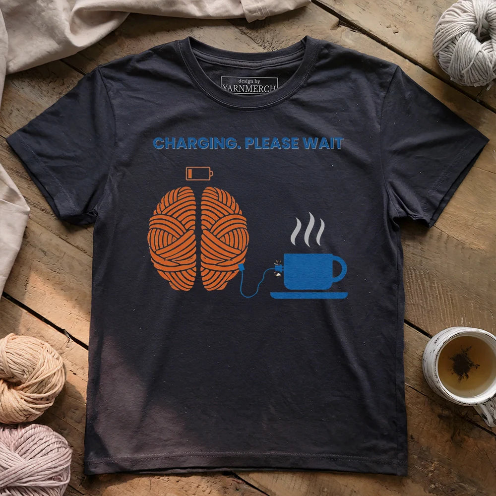 Charging. Please Wait T-shirt