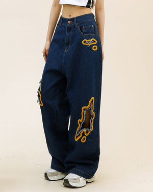 Feel The Burn Cut-Out Jeans