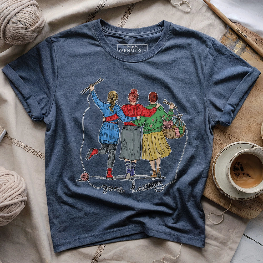 Girls Gone Knitting T-shirt