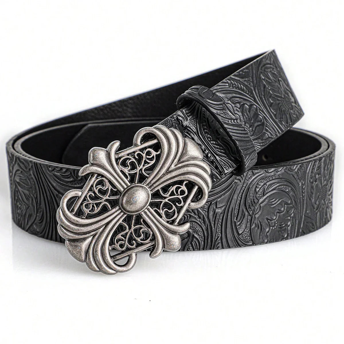 Goth Metal Cross Belt
