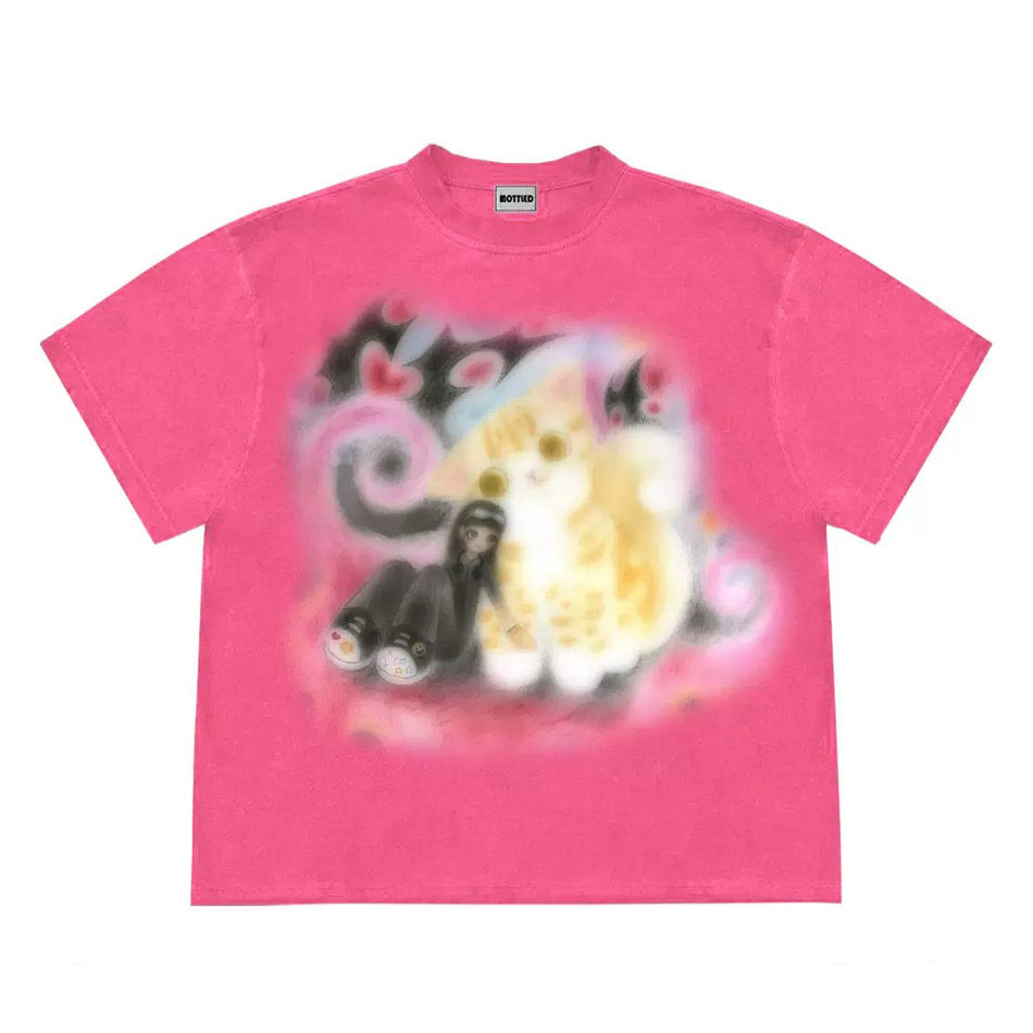 Graffiti Dreams Cat Shirt