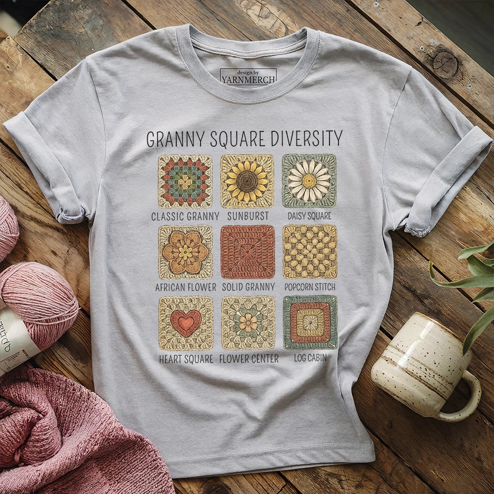 Granny Square Diversity T-shirt