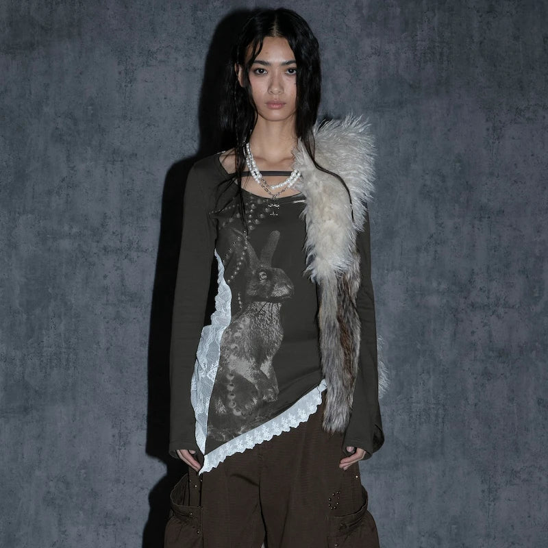 Grunge Patchwork Tee