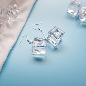 Ice Cube Drop Earrings