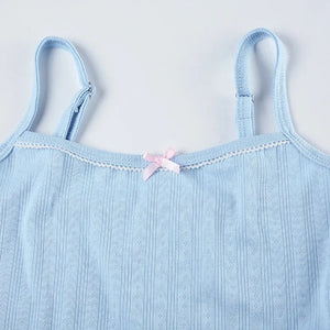 Pointelle Two Piece Pajama Set