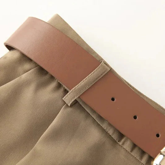 Tailored Wide Leg Pants