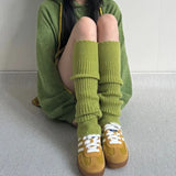Y2K Ribbed Knit Leg Warmers