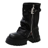 Forbidden Girlfriend Chunky Boots