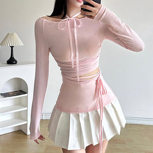 Balletcore Aesthetic Long Sleeve Top