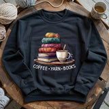 Coffee Yarn Books Sweatshirt