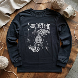 Gothic Crocheter Long Sleeve T-shirt