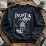 Gothic Crocheter Sweatshirt