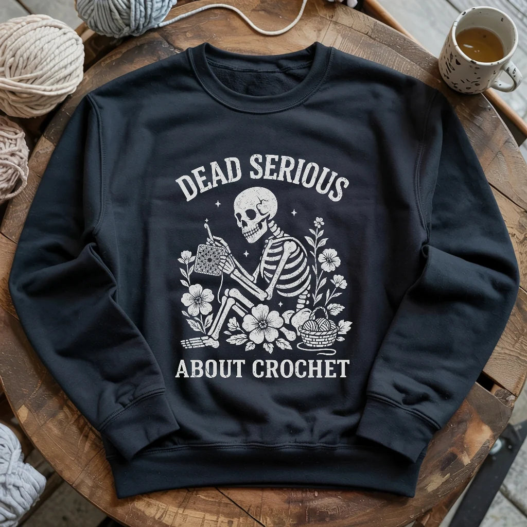 Serious About Crochet Sweatshirt