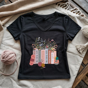 The Yarn Library Lady V-neck