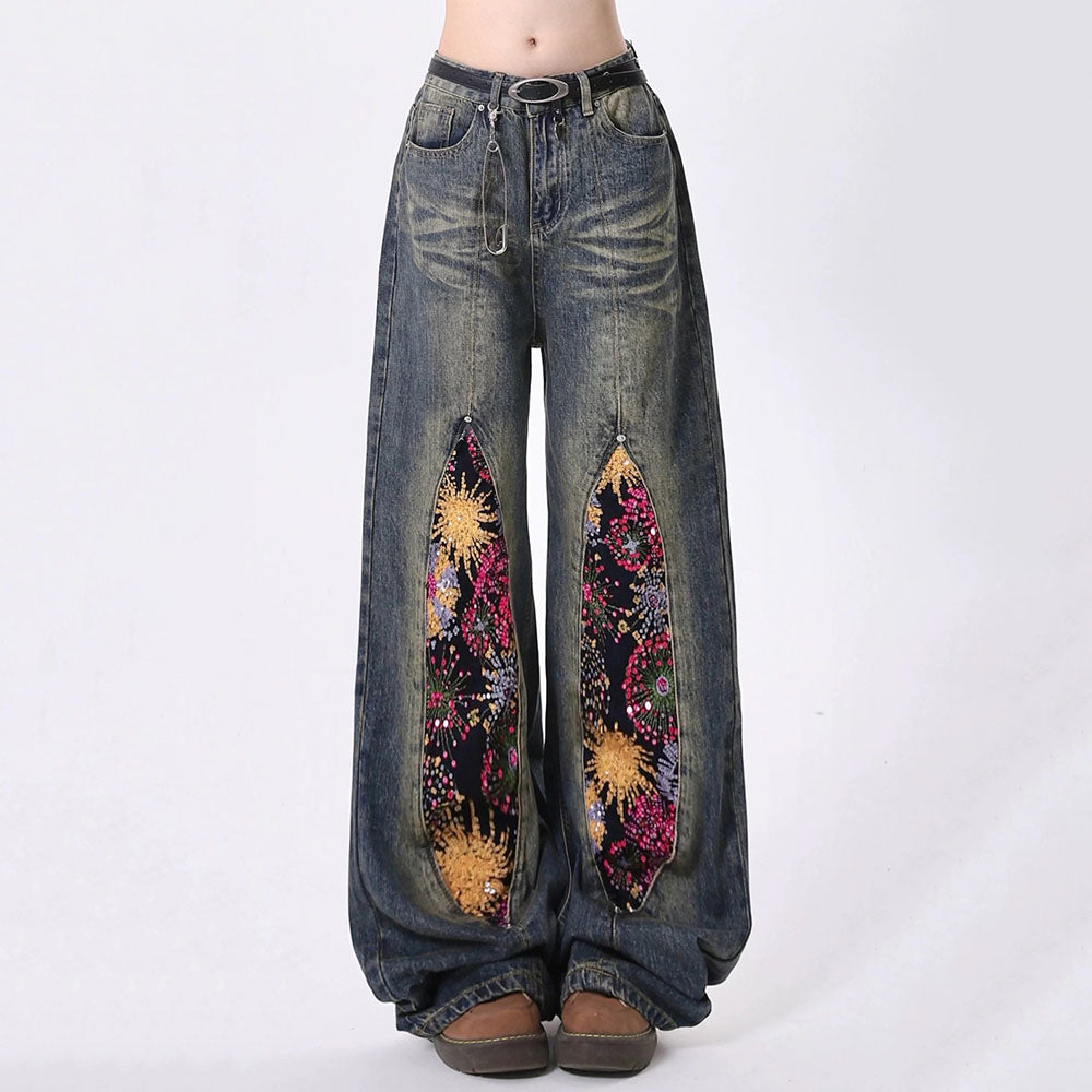 Celestial Magic Wide Leg Jeans