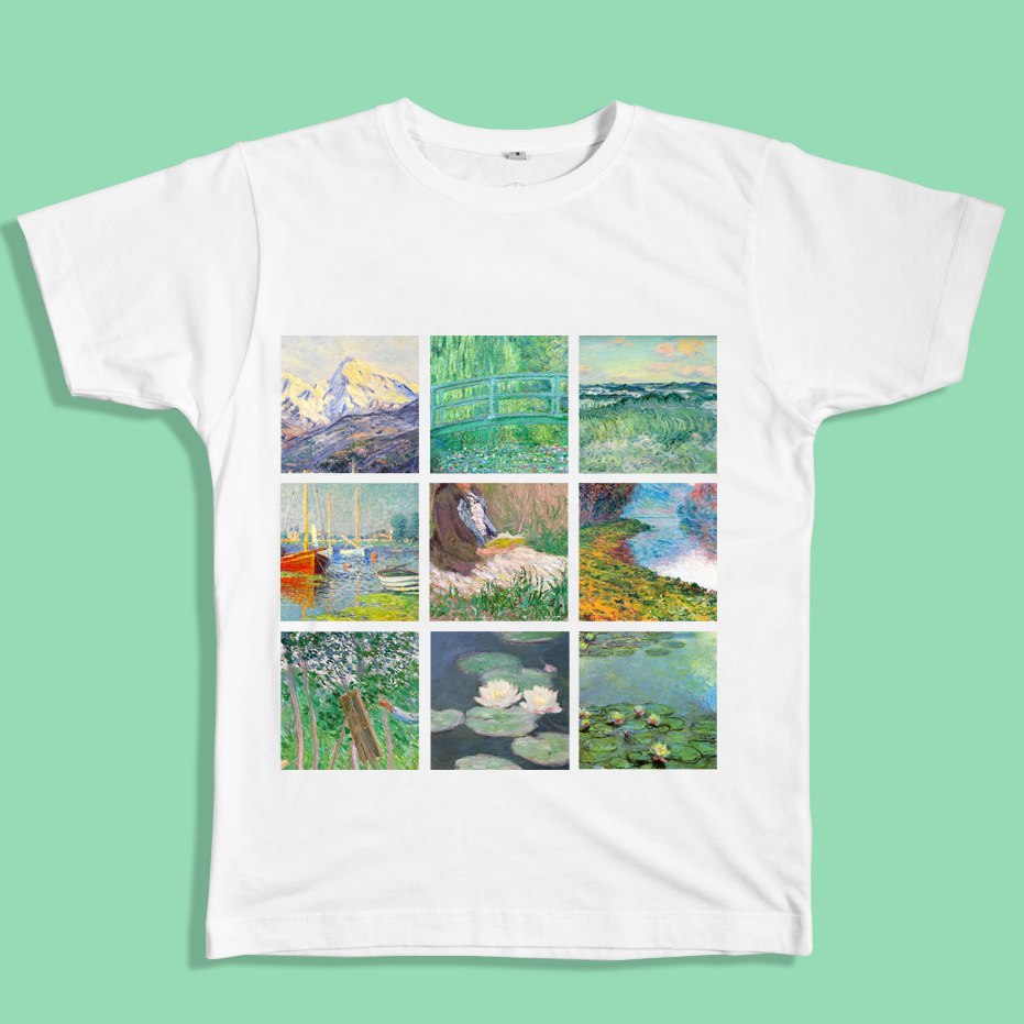 Claude Monet Tee, Size M