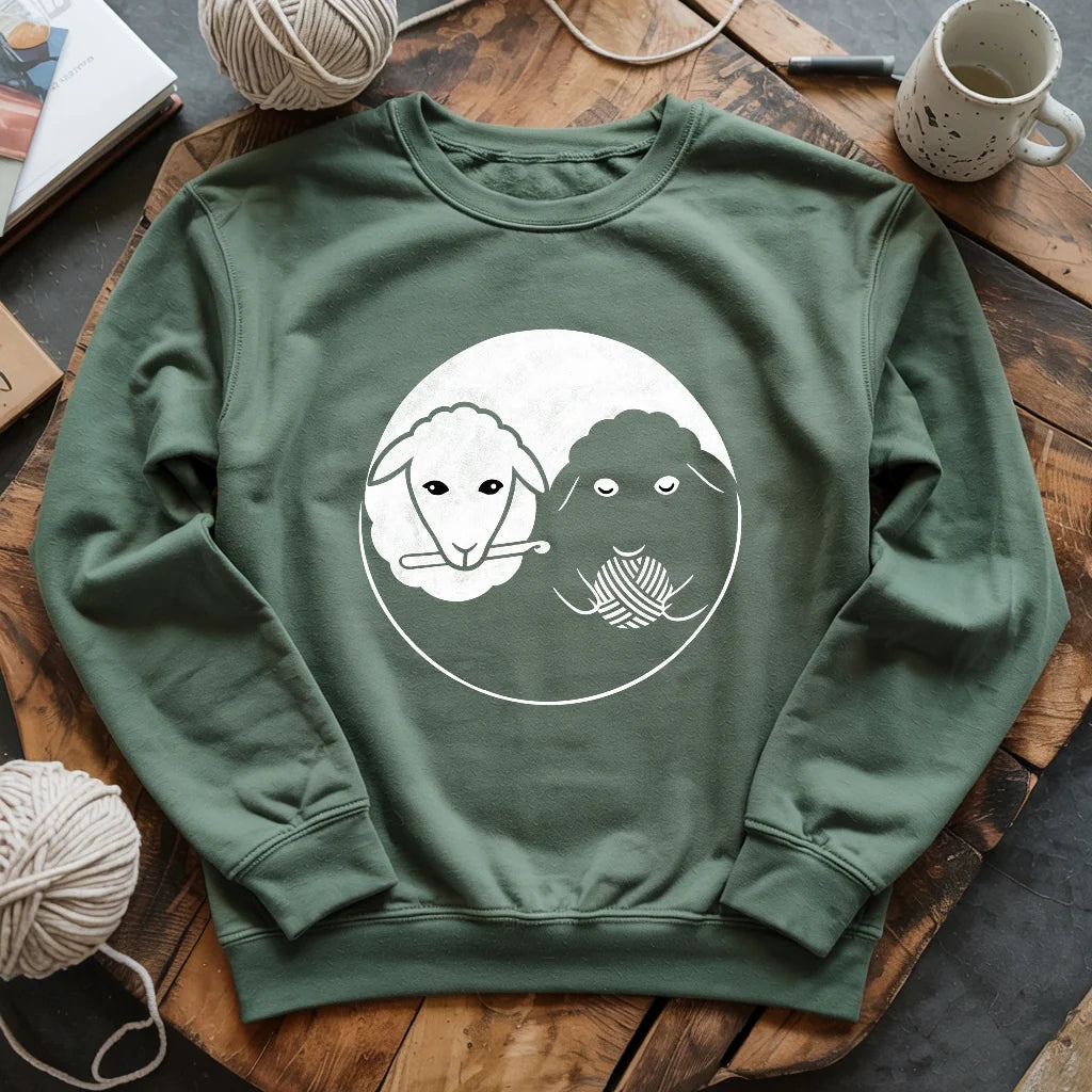 Black & White Sheeps Sweatshirt