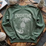 Gothic Crocheter Sweatshirt