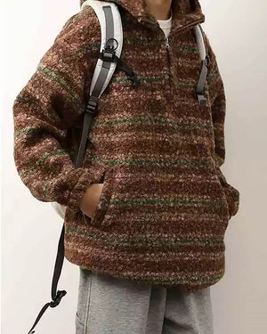 Grandma Aesthetic Fleece Pullover