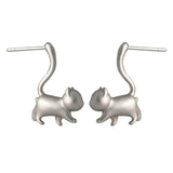 Kitten Stud Earrings