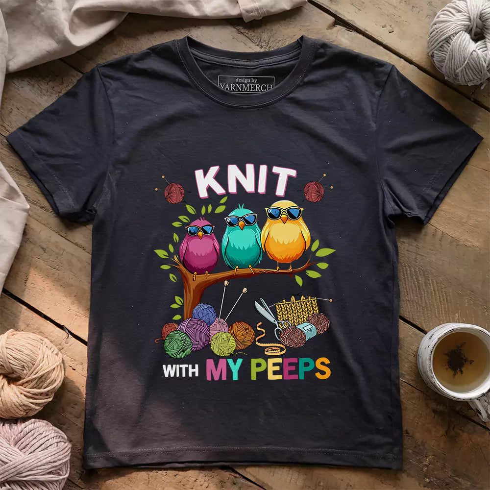 Knit W/ My Peeps T-shirt