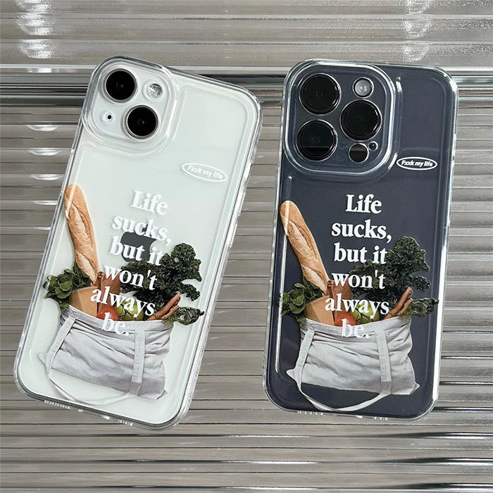 Life Sucks iPhone Case