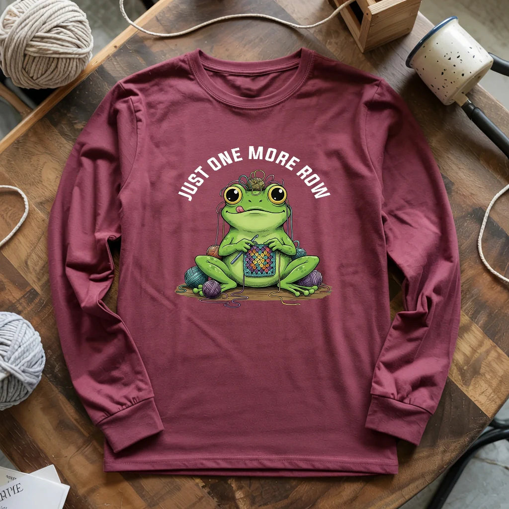 One More Row Frogging Long Sleeve T-shirt