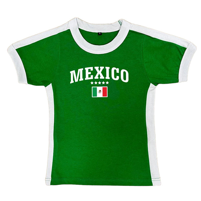 Mexico Raglan Baby Tee