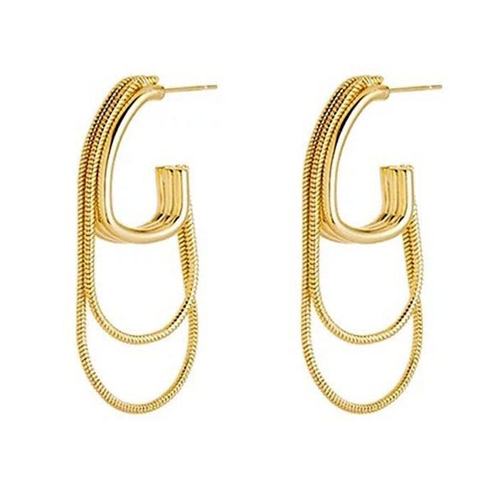 Self Made Chain Earrings