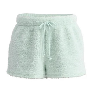 Pastel Fuzzy Mini Shorts