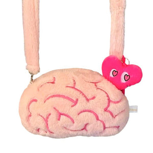 Pink Brain Shoulder Bag