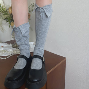 Preppy Collar High Socks