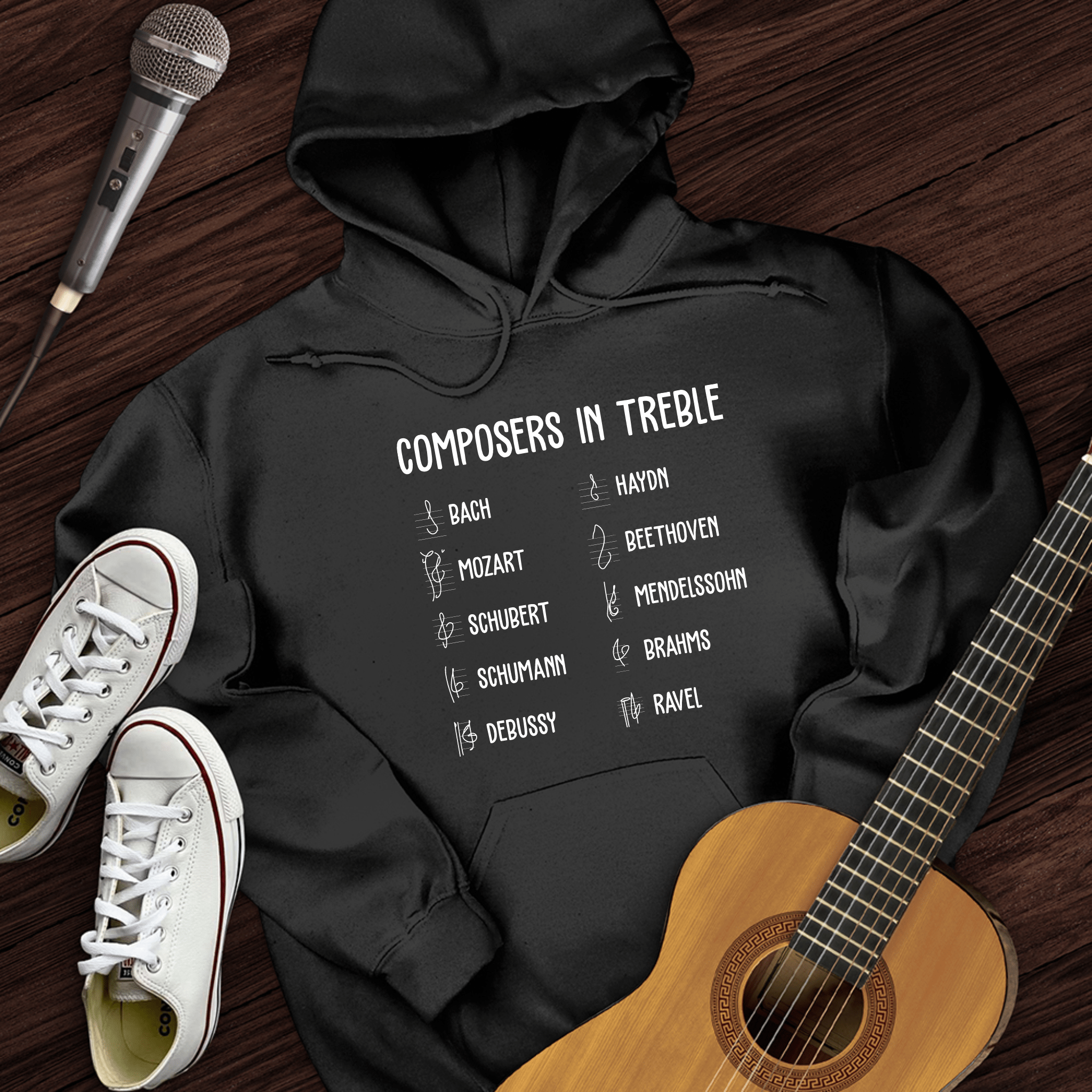 Composers In Treble Hoodie