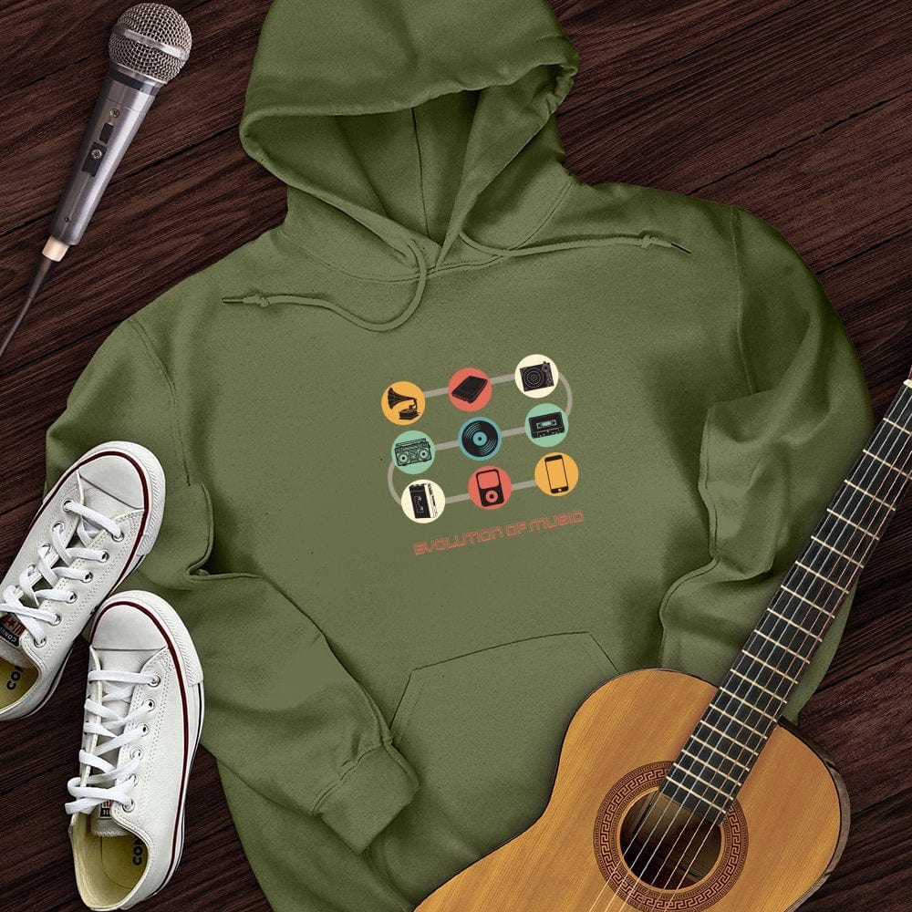 Evolution of Music Hoodie