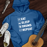 Eat, Sleep, Drums, Repeat Hoodie