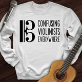 Confusing Violinists Crewneck