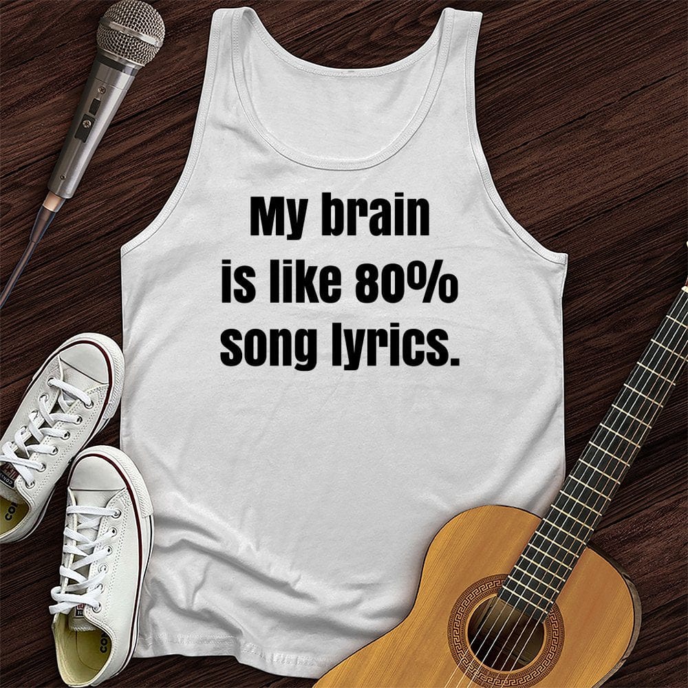 Brain of Lyrics Tank Top