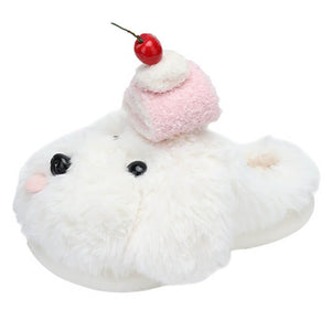 Puppy & Cake Fluffy Slippers